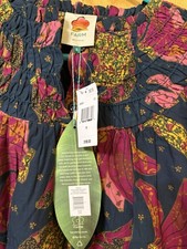 Farm Rio Bananart Midi-Dress Size S
