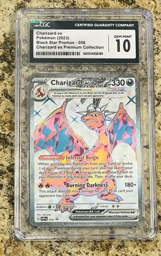 2023 POKEMON BLACK STAR PROMOS #056 CHARIZARD EX CGC 10 GEM MINT
