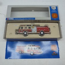 Corgi Collectible E-One Side Mount Fire Engine w/Numbered Certificate #2869