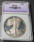 1986 S  AMERICAN SILVER EAGLE  ULTRA CAMEO GEM PROOF