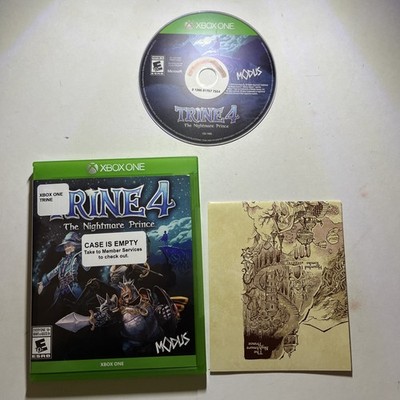Trine 4: Nightmare Prince - (XBox One Games, 2019) W/ Map