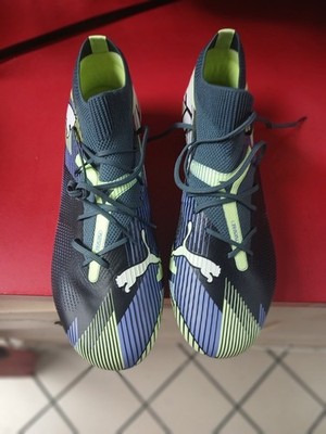 PUMA Men Future 7 Match FG/AG Cleats Gray Soccer Football Boot Spike 10793103