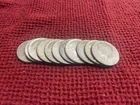 Lot of 11 Kennedy Half Dollars from 1966 - 1969, 40% Silver.