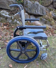 Raz Self Propelled Shower Chair Commode Rehab  350 Lbs - Free Standard Shipping!