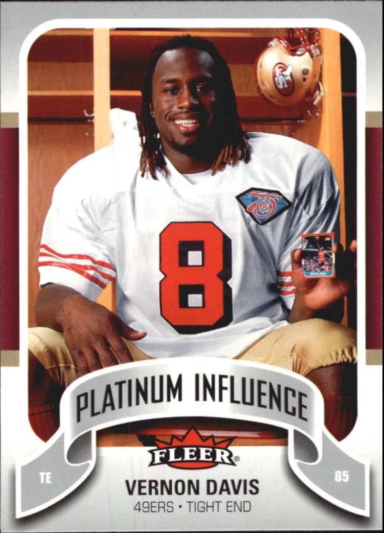 Vernon Davis trading card