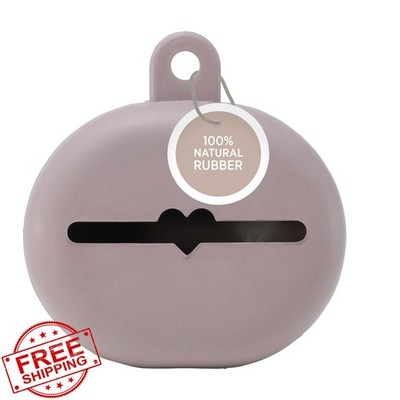 Hevea Natural Rubber Pacifier Holder Tan Beige
