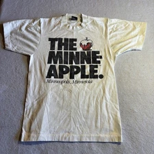 Vintage The Minne Apple Minneapolis Minnesota T Shirt Screen Stars Best Mens M