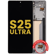 Original For Samsung Galaxy S25 Ultra 5G OLED Display Touchscreen White Frame