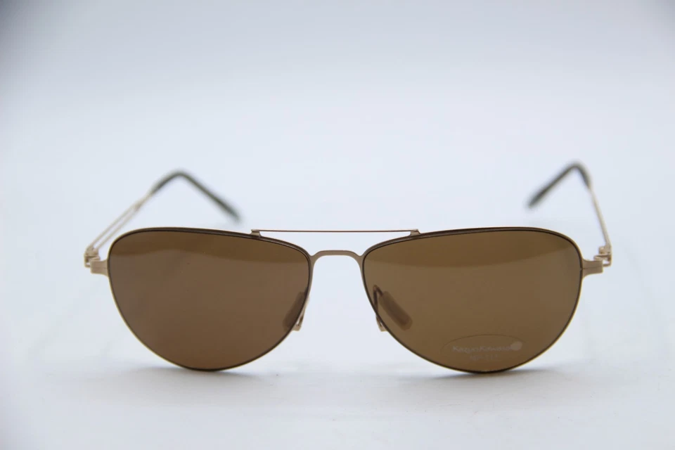 NUEVO KAZUO KAWASAKI MP-111 GUNMETAL POLARIZADO AUTÉNTICO MARCOS GAFAS DE SOL 57-13 Foto 2 de 4