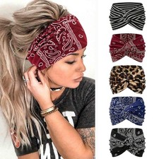 Headband Sports Suit Women's Black Women Fashion Casual Yoga Hair Band Spor F1B9