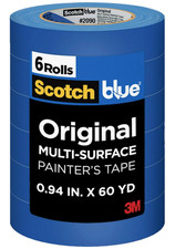 ScotchBlue Original Multi-Surface Painters Tape, 1 Inch Wide 0.94 In. x 60 Y...