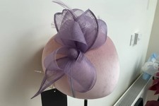 Ladies Sinamay Curls Bow Fascinator Headband Clip Hat Wedding Royal Ascot Prom