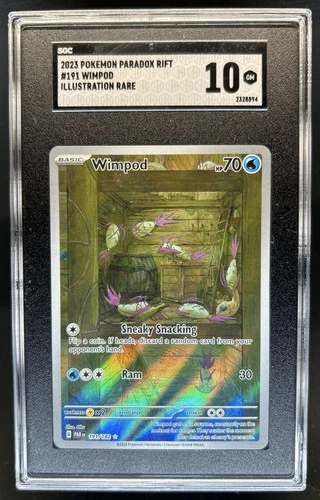 2023 Pokemon SV Paradox Rift Wimpod #191/182 SGC 10