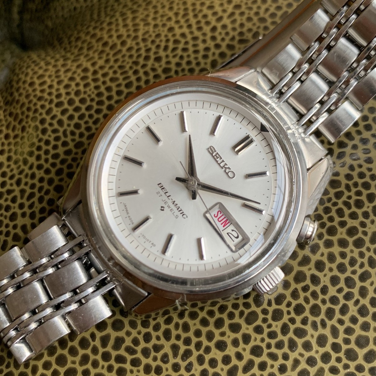 1970 Seiko Bell-Matic 4006-7011 27 Jewels JDM Automatic Steel