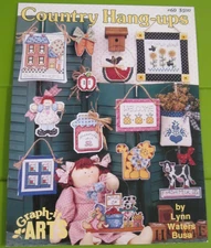COUNTRY HANG-UPS #60 CROSS STITCH BY LYNN WATERS BUSA GRAPH-IT ARTS 1994 EDITION