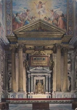 Italy Rome Basilica di San Giovanni-Altar with Last Supper Painting Ma. Pi. R.