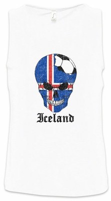 Iceland Football Comet Herren Tank Top Island Isländisch Isländische Fahne