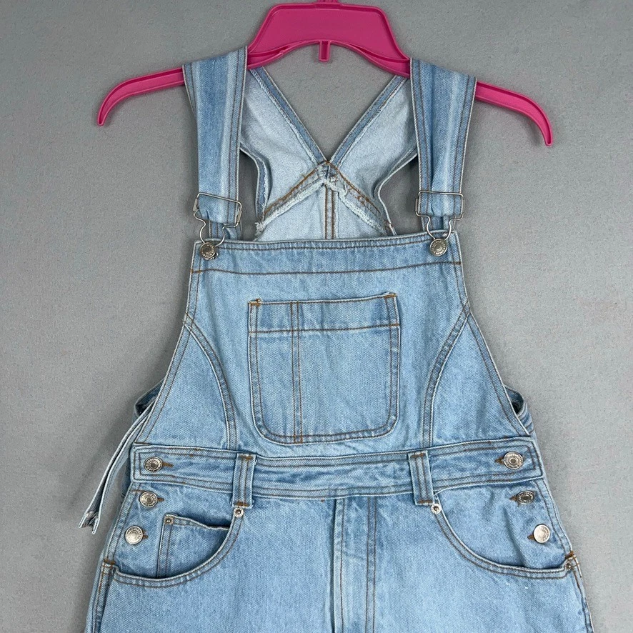 Vintage Jordache Overalls Adult Medium Blue Jean Denim Bib Utility Y2K Retro 90s - Image 2 of 4