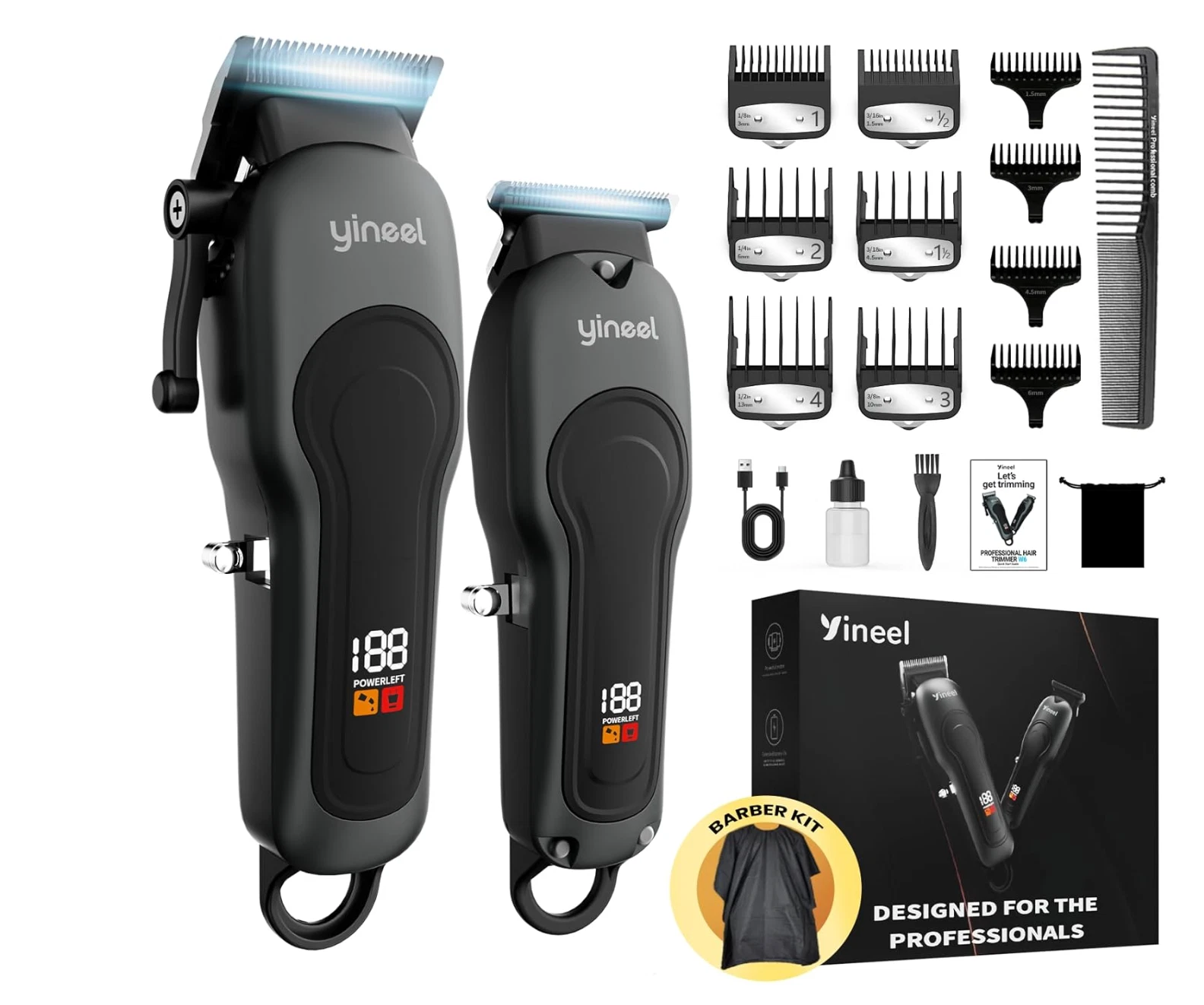 Yineel W6 Professional Hair Trimmer Front View