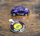 New Listing©1967 HOT WHEELS USA Redline CUSTOM VOLKSWAGON Spectraflame Purple / Wh w/Badge!
