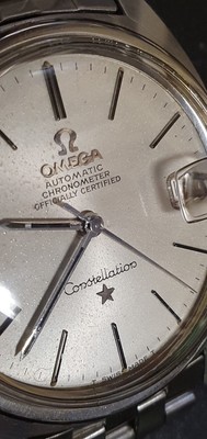Omega Constellation Cal.564 Datum Stoppuhr, Herrenuhr Automatik Armband