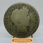 1907-D Barber Silver Dime, 90% Silver - #C55719NQ
