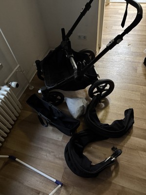 Bugaboo-Kombi Duo Kinderwagen Geschwister (2 Sportsitzen,  1x Baby Wanne)