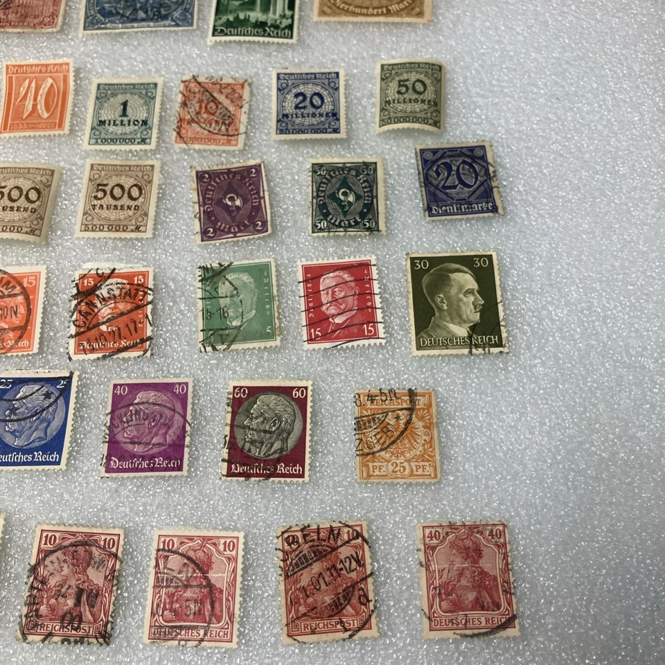 33 USED/HR/few MNH Deutsches Reich Germany Stamps; 1920- 1945; $1 Ships- A DEAL! - Image 4 of 4