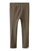 Leggings Unisex Kinder Lil' atelier Nmngayo Slim, Shitake, GrößE 92, Baumwolle