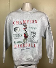 Vintage 1991 Bugs Bunny Crewneck Sweatshirt Heather Gray M 90s Looney Tunes