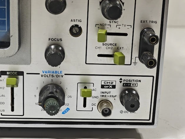 Trio 15MHz Oscilloscope CS-1560A - Untested, Signs of Use - Image 3 of 4
