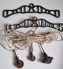 Vintage laundry cast iron clothes airer.