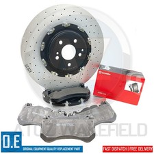 FOR MERCEDES C63 E63 S63 S65 AMG GT FRONT FLOATING BREMBO BRAKE DISCS PADS 390mm
