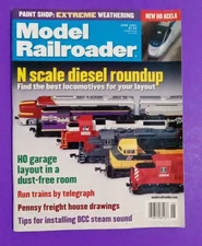 Model Railroader June 2001 Magazine (N Scale Diesel Roundup) Very Nice Condition