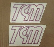 Adesivi serbatoio TGM cross anni 70 d'epoca colore-rosso