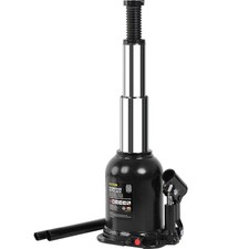 Torin 10 Ton 20000 Lbs Double Ram Welded Hydraulic Car Bottle Jack Black
