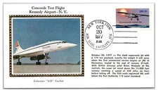 Concorde Flight Cover Test Flight Colorano Silk Cachet  (CF25