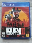 Red Dead Redemption 2 Playstation 4, Disc 1 + 2 Tested Working w/ OG Case Cover