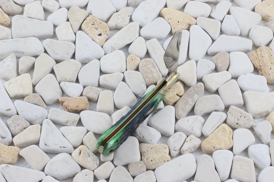 Rough Ryder Bluegill Cotton Sampler Folding Pocket Knife RR2637 Blue Green - Image 3 of 4