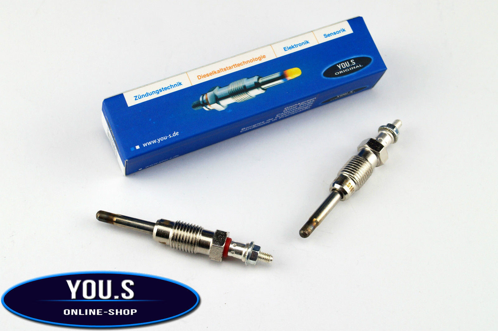 4 Stück YOU.S Glühkerzen 96,5mm 4,4V - A4151590001 Für Mercedes A-Klasse B-Klasse