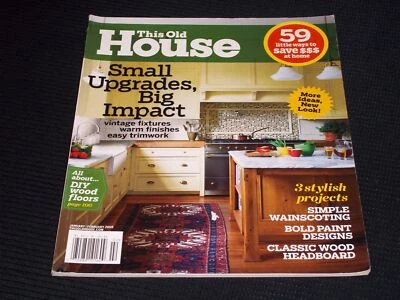 2009 JANUARY THIS OLD HOUSE MAGAZINE - SMALL UPGRADES BIG IMPACT COVER - H 2738 - Image 1 of 2
