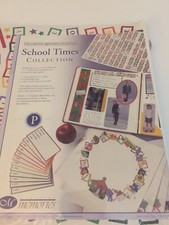 12" X 12" Creative Memories School Times Collection Scrapbook Pages Sealed