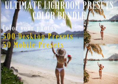 +500 LIGHTROOM PRESETS BEST collection-Ultimate Color bundle Fast Delivery 