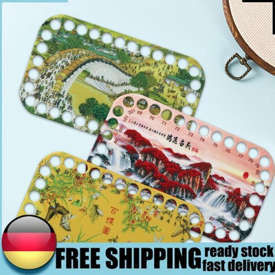 3pcs Thread Storage Tool 34-Hole Efficient Cross Stitch Thread Finishing Tool