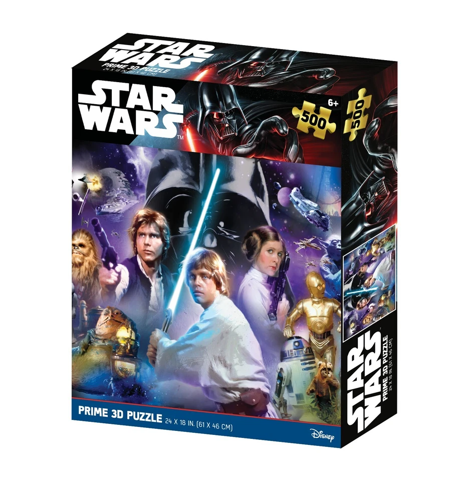 Star Wars Ensemble Darth Vader Prime 3D 500 Teile Puzzle