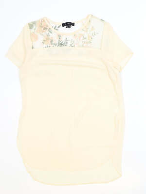 Atmosphere Damen beige Polyestermischung Bluse Größe 8