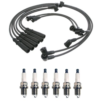 Denso Wire Set 7mm & 6 U-Groove Design Spark Plugs 0.032 Kit For Toyota 3.0L V6