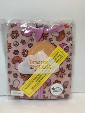 Dream Big Little Co. Bamboo Romper Infant 12-18mo Cute Pink Mushrooms NWT