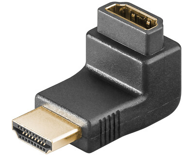 Goobay  HDMI Adapter Winkeladapter A-Stecker > A-Buchse vergoldet gewinkelt 90°