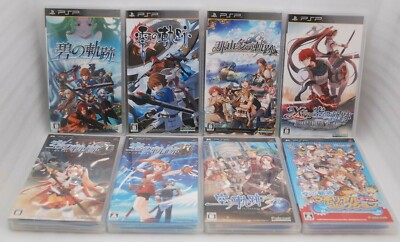 PSP Sora no Kiseki FC SC the 3rd Zero Ao Nayuta no Kiseki Ys Material 8Games Set